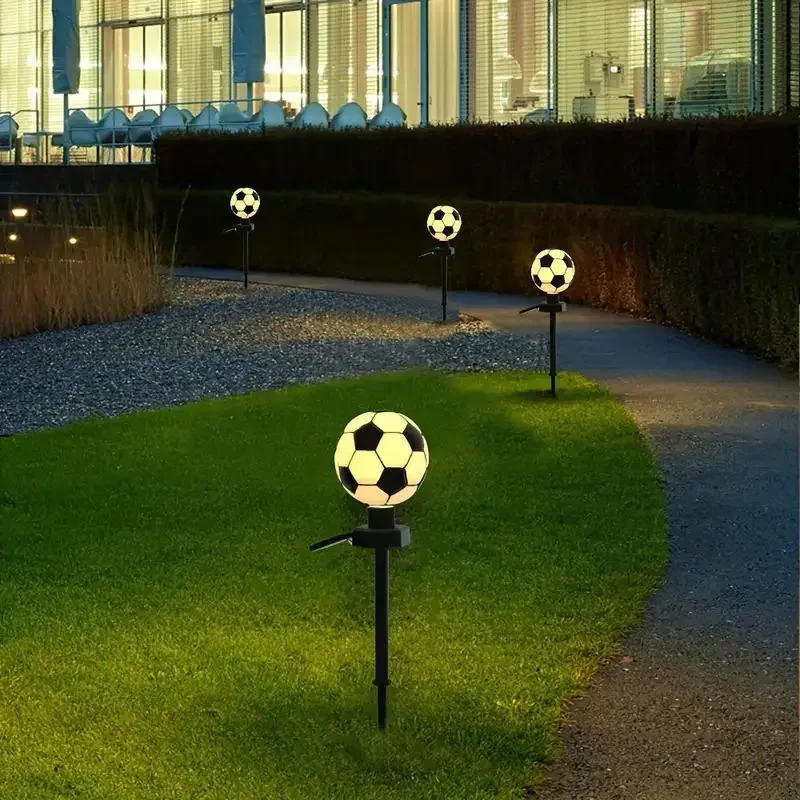 Description Picture 6 of itemLED Solar Soccer Atmosphere Lights Outdoor Waterproof Garden Decoration Solar Powered Lamp World Cup Yard Lawn Football Lamps