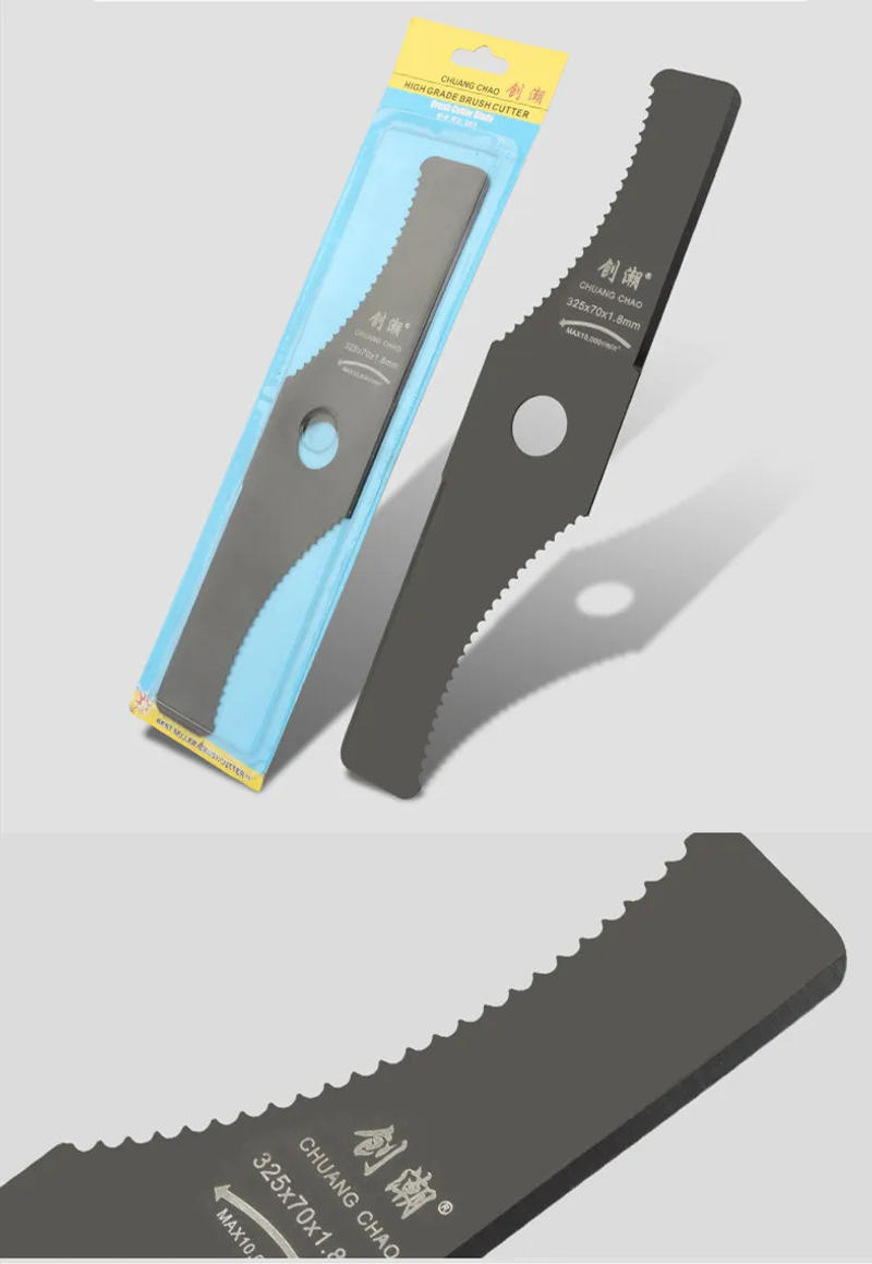 Description Picture 3 of itemDurable Arc Brush Cutter Blade Trimmer Metal Blades Trimmer Head 65Mn Garden Grass Trimmer Head for Lawn Mower Bonsai tools
