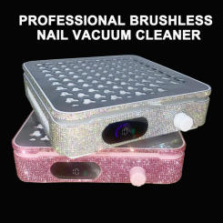 Professional Nail Vacuum Cleaner Colector de polvo de unas Powerful 4000 RPM Rechargeable Diamond Nail Dust Collector Extractor