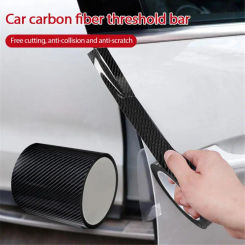 2024 DIY Nano 3D Carbon Fiber Car Sticker Threshold Protection Strip Bumper Tape Motorcycle And Bicycle Waterproof