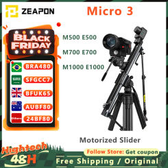Zeapon Micro 3 E500 E700 E1000 M500 700 1000 Motorized Slider DSLR Camera Video Double Distance Portable Rail System PS-E1 PD-E1