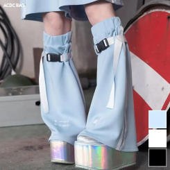 Summer Japanese Y2K Leg Warmer Subculture Strap Leg Cover Spicy Girl JK Student Pile up Socks Women Lolita Long Socks Boot Cuffs