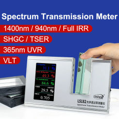 Window Film Tester TSER Meter SHGC Light Transmittance Tester Spectrum Transmission Meter Advanced for Window Tint LS182