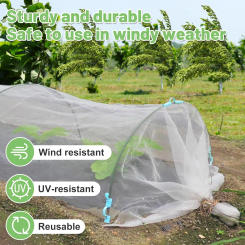1PC Garden Insect Protection Net Plant Vegetable Tomato Pepper Fruit Care Cover Bug Greenhouse Pest Control Anti-Bird Insect Net