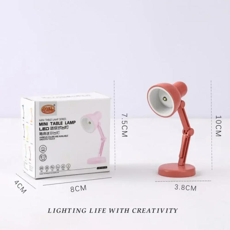 Description Picture 3 of itemLD02 Mini Table Lamp Foldable Night Book Lamps Computer Eye Protections For Night Study Travel Portable Magnetic 2W Table Lamp