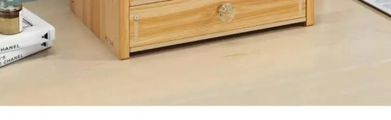 Description Picture 6 of itemWooden Desk Organiser DIY Desktop Tidy Pen Holder Large Capacity Stationery Storage Box with Drawer for Home Office and School