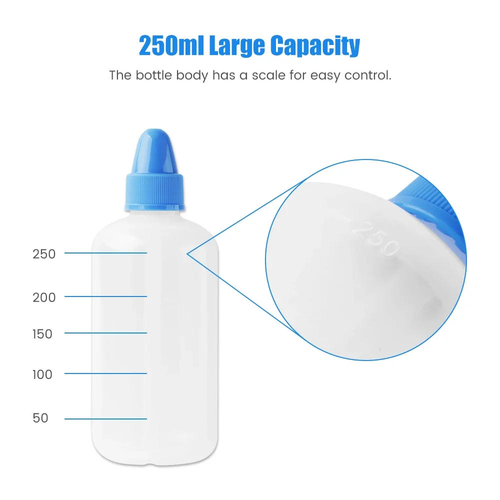 Description Picture 5 of item250ml Nasal Wash Cleaner Nasal irrigator Rinse Bottle Avoid Allergic Rhinitis Treatment Adults Children Neti Pot Health Care