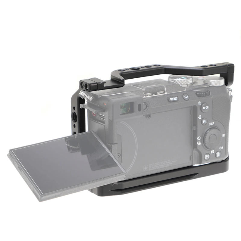 Description Picture 6 of itemFOTGA Camera Cage For Iconic Brand A7C2 A7CII A7CR Alloy Video Cage Handle Camera Cold Shoe Mount 1/4 Arca-Swiss Photography Accessories