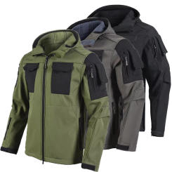 Men New Winter Autumn Warm Softshell Fleece Jackets Camping Hiking Climbing Hunting Fishing Outdoor Windproof Pants Trousers