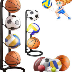 Indoor Children Basketball Storage Rack Put Ball Football Storage Basket Placed Rack Kindergarten Volleyball Stand Holder Space