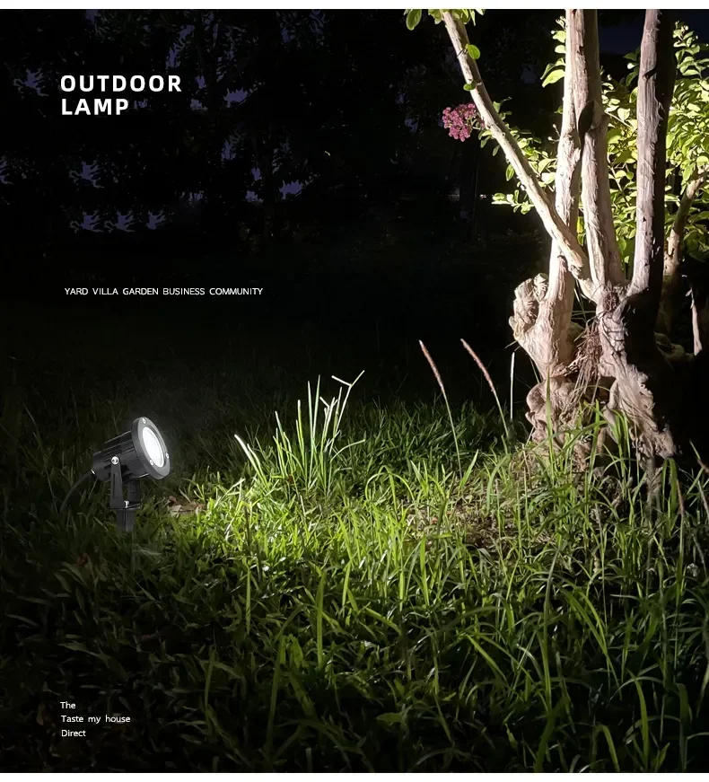 Description Picture 2 of itemLED Garden Lights Outdoor LED Waterprof Lawn Lamp 220V110V 2700K 5W Landscape Spike Bulb IP65 Light Garden Path Spotlights 12V