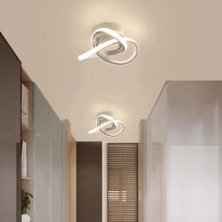 Spiral Design Modern LED Ceiling Light 22W Ceiling Lighting Fixtures Hallway Light Ceiling Lamp for Living Room Bedroom