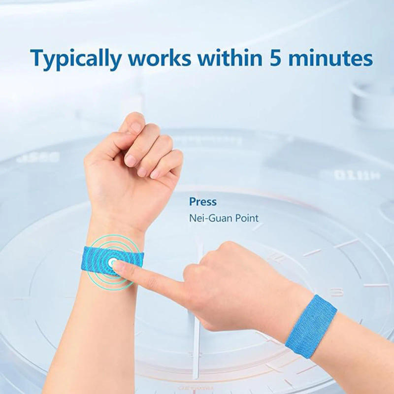 Description Picture 6 of itemTravel Motion Sickness Wristband Braces Chinese Medicine Physiotherapy Nausea Relief Dizziness Vomiting Car Boat Flying Sickness