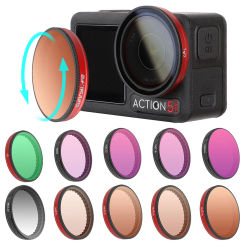 ND Lens Filter for DJI Osmo Action 5 Pro Aluminium Alloy Frame MCUV CPL ND8 ND16 ND32 ND64 Filter Action Camera Accessories