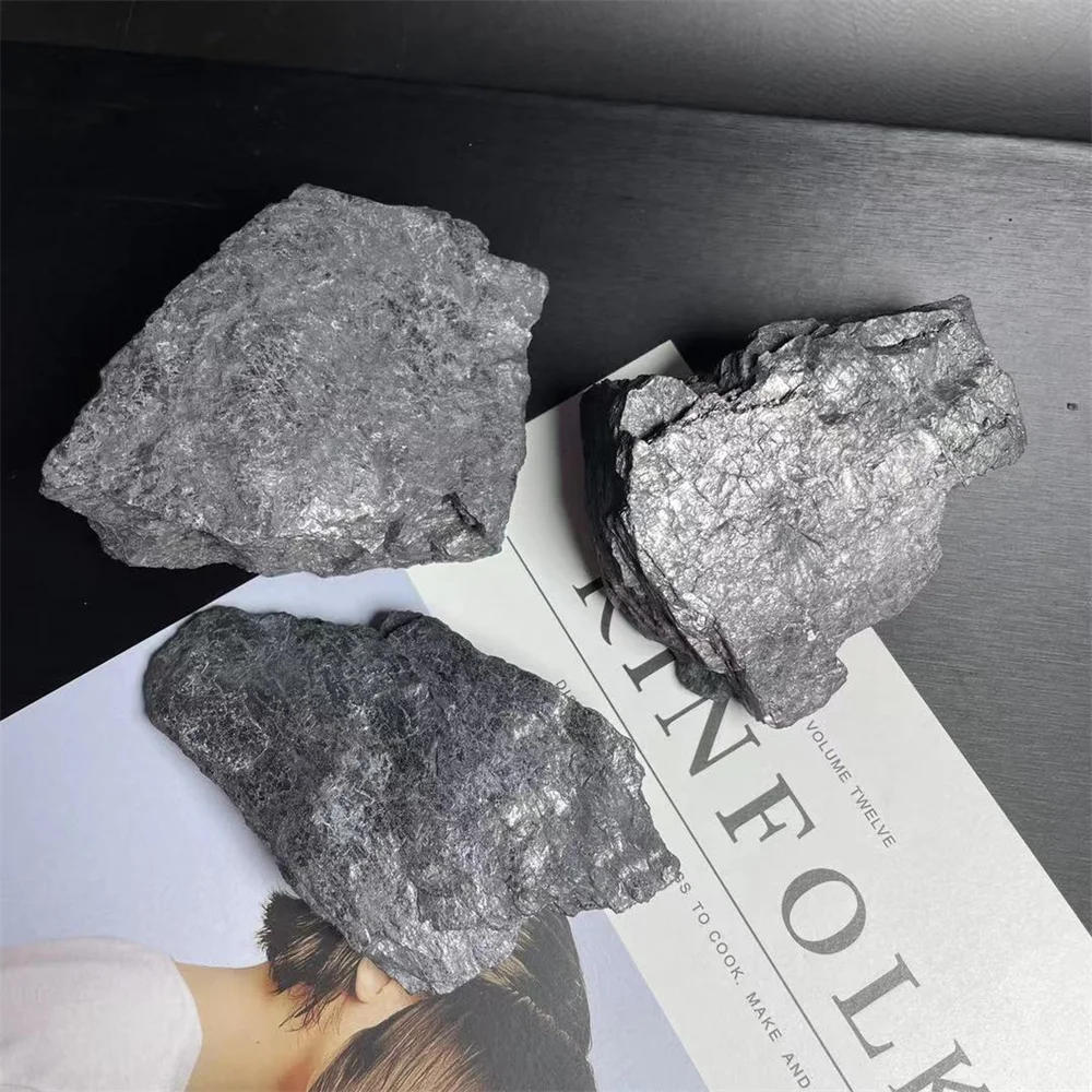 Description Picture 2 of itemShungite Natural Raw Stone Healing Crystals Protection Ore Bulk Wicca Spiritual Reiki Gravel Root Chakra Stones Water Cleaner