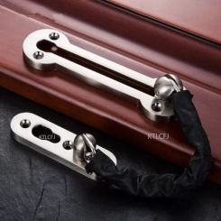 Thickened Door Buckle Bolt Thickened Anti-theft Chain Stainless Steel Door Bolt Hotel Room Door Chain Buckle Door Chain