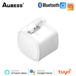Aubess Tuya Bluetooth Smart Switch Cubetouch Bot Button Pusher Remote Control Smart Home Voice Control Works Alexa Google Home