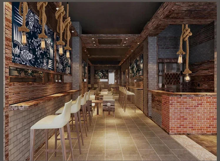 Description Picture 6 of itemRetro Vintage Hemp Rope Pendant Light American Industrial Hanging Lamps Creative Loft Country Style Ceiling Lamps E27 Edison LED