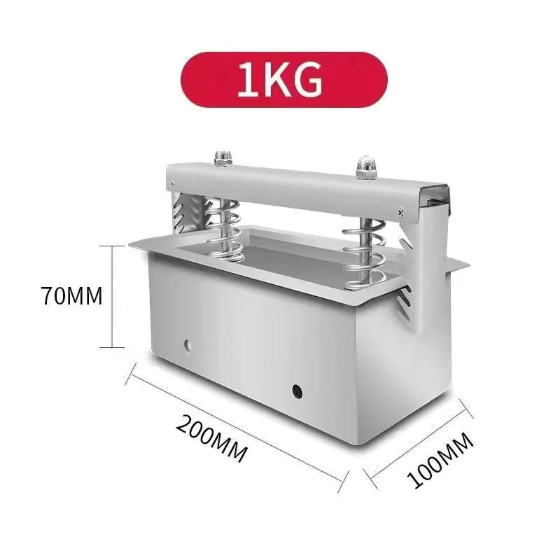 Description Picture 6 of item1kg raw meat press mold stainless steel double pressure spring ham bacon making tool lunch meat press