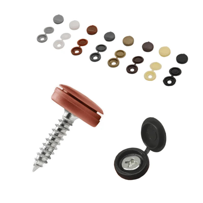 Description Picture 3 of item30-100pcs Screw Bolt Cover PlasticCap Practical Self-Tapping Screw Decorative Cover Nut Bolt Protective Cover Furniture Hardware