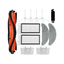 For Roidmi Eve Plus SDJ01RM Robot Vacuum Cleaner Spare Parts Accessories Main Side Brush Hepa Filter Mop Cloth Dust Bag