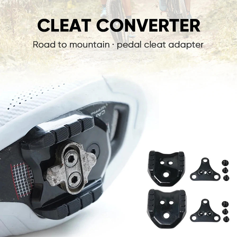 Description Picture 2 of itemBike Cleat Converter Road To MTB Bicycle Lock Pedal Plate Adapter Cleat Stabilizing Converter for SPD-SL System Bike Accessories