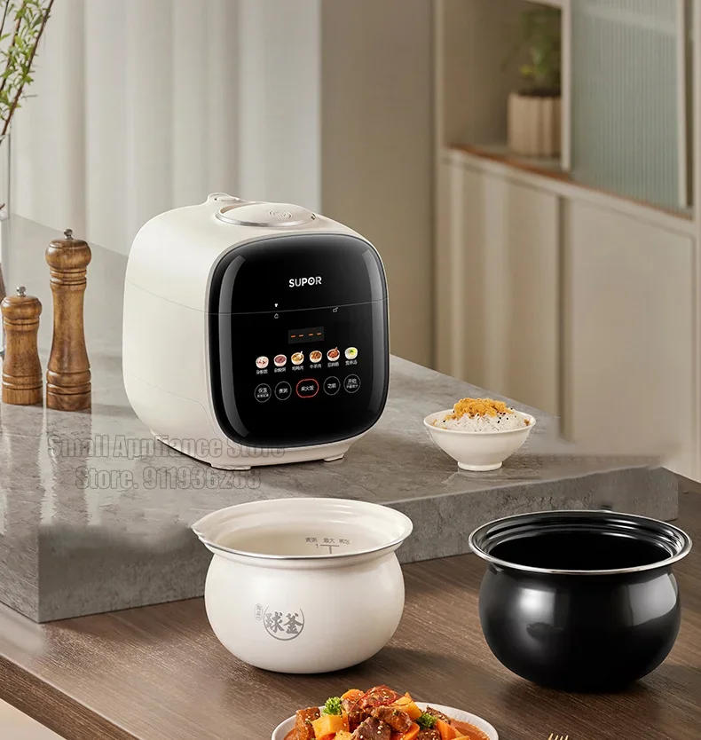 Description Picture 5 of itemSUPOR Electric Pressure Cooker 2.3L Household Rice Cooker With 2 Liners 12H Appointment Multifunctional For Home 70Kpa 220V