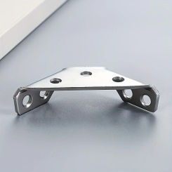 Universal angle bracket trapezoidal support bracket, three sided fixed stainless steel multifunctional angle code connector
