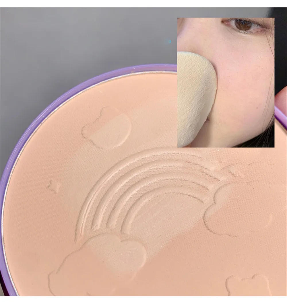 Description Picture 6 of itemOil Control Loose Powder Lasting Cute Pressed Powder Waterproof Brightening Concealer Light Breathable Dual-use Face Cosmetics