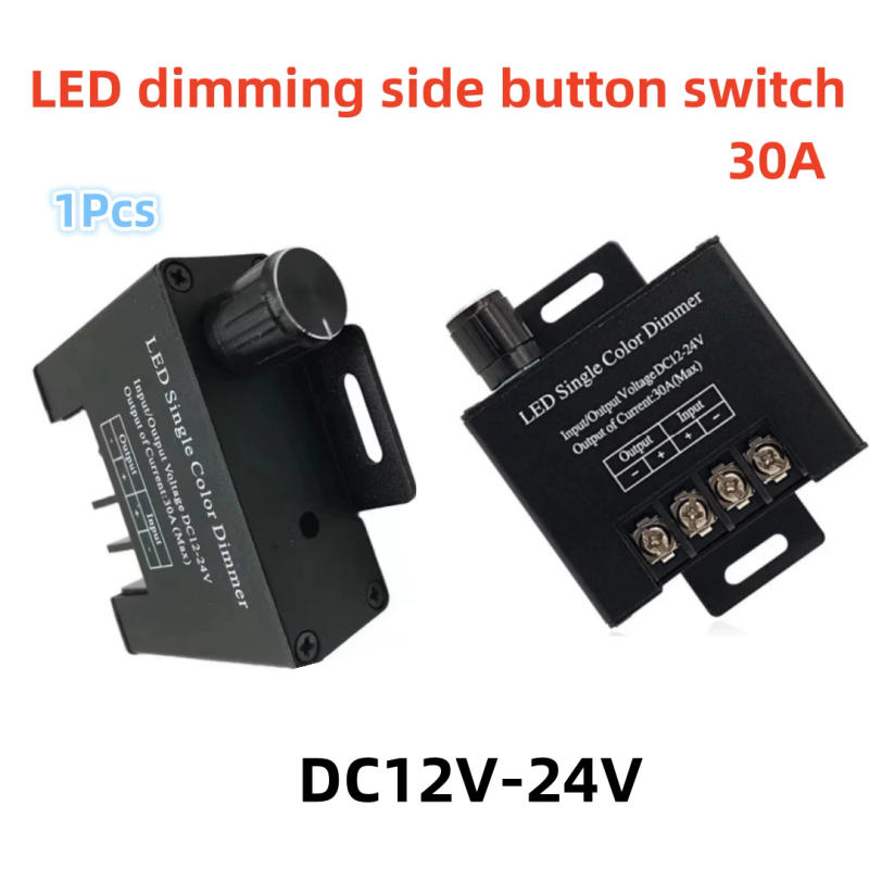 Description Picture 2 of itemNew LED Single Color Dimmer Wireless LED Controller 11 Key RF Remote Control Adjust Brightness Switch for 12V-24V 5050 LED Strip