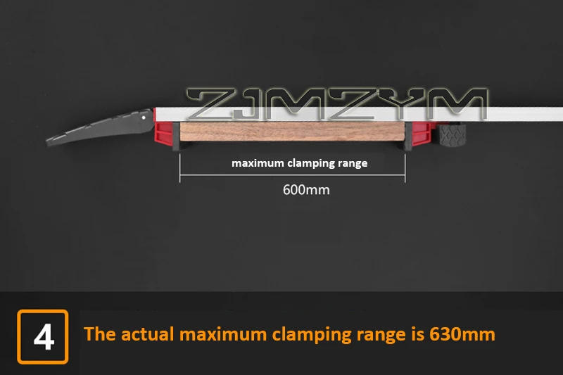 Description Picture 5 of itemWood Board Clamp Straight Edge Clamp For Flip Saw Electric Circular Saw Cutting Guide Ruler Fixing Clip Fixture Woodworking Tool