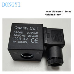Air Compressor Drain Valve Coil Solenoid Valve Coil AC230V DC24V 15W 20W Timer Inner Hole 13mm Height 41mm