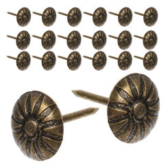 1000 Pcs Retro Sofa Decorative Nails Carpet Tacks Upholstery for Furniture Heads Round Iron