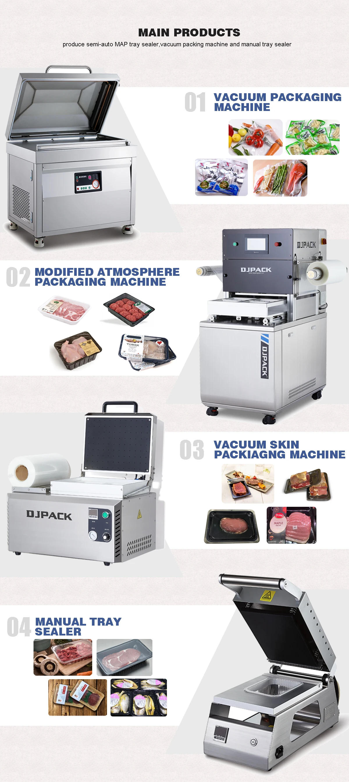 Description Picture 6 of itemThermoforming Vacuum Packing High Quality Food Manual Vacuum Skin Packaging Machine