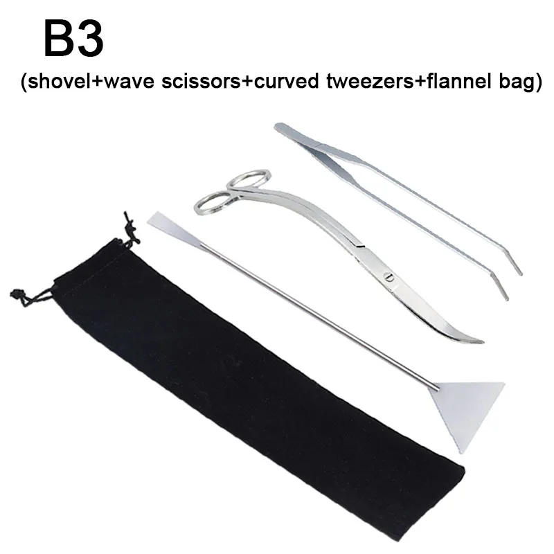 Description Picture 6 of itemAquarium Tools Set Scissor Tweezers Plants Wave Scissors Grass Stainless Cleaning Tools Fish Tank Shovels Aquarium Accessories