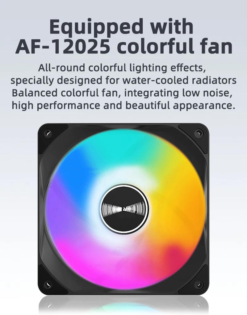 Description Picture 5 of itemTEUCER AF-360 PC Water Cooling Radiator 120mm RGB Fan 360mm Liquid Water Cooler for Intel LGA 2011 1700 1200 115x AM4 AM5 AMD