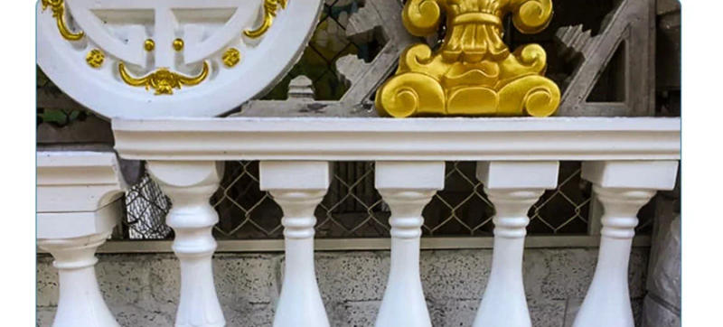 Description Picture 6 of itemModern Balcony Vase Column Fence Molds Home Garden Railing Building Creative Stair Handrail Roman Column Cement Railing Mold