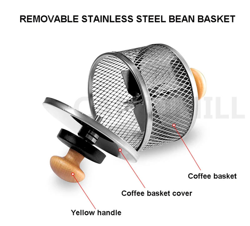 Description Picture 5 of itemSmall Electric Hot Air Coffee Bean Baked Roaster Coffee Bean Roasting Machine Baking Machine Home Coffee Roaster