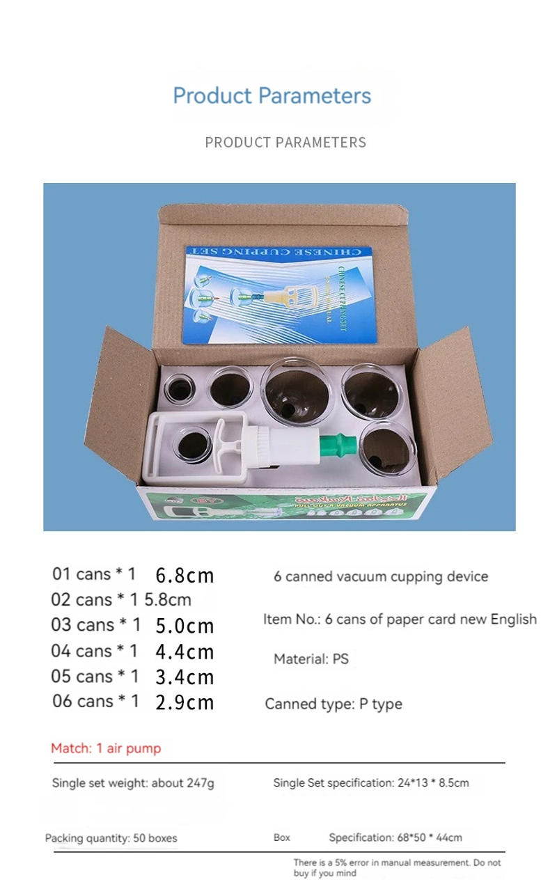 Description Picture 4 of itemVacuum Cupping Tools Chinese Medicine Stabbing Bloodletting Cupping Scraping Cupping Set Full Set Health Care Tool