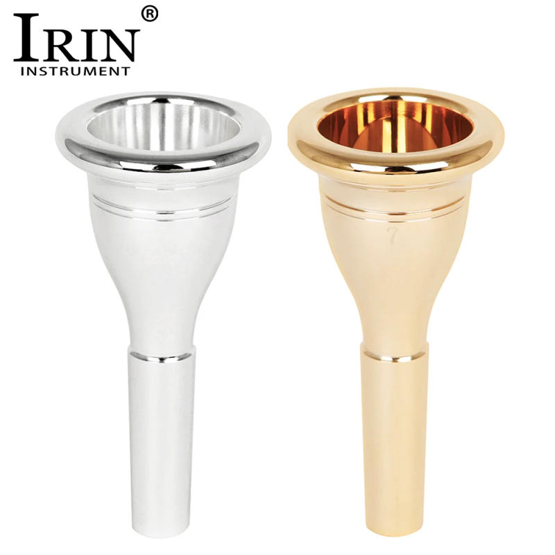 Description Picture 2 of itemIRIN No. 7 Tuba Mouthpiece Brass Tuba Trumpet  13.3 mm Mouthpiece Large Horn Brass Instrument Parts & Accessories Silver Golden