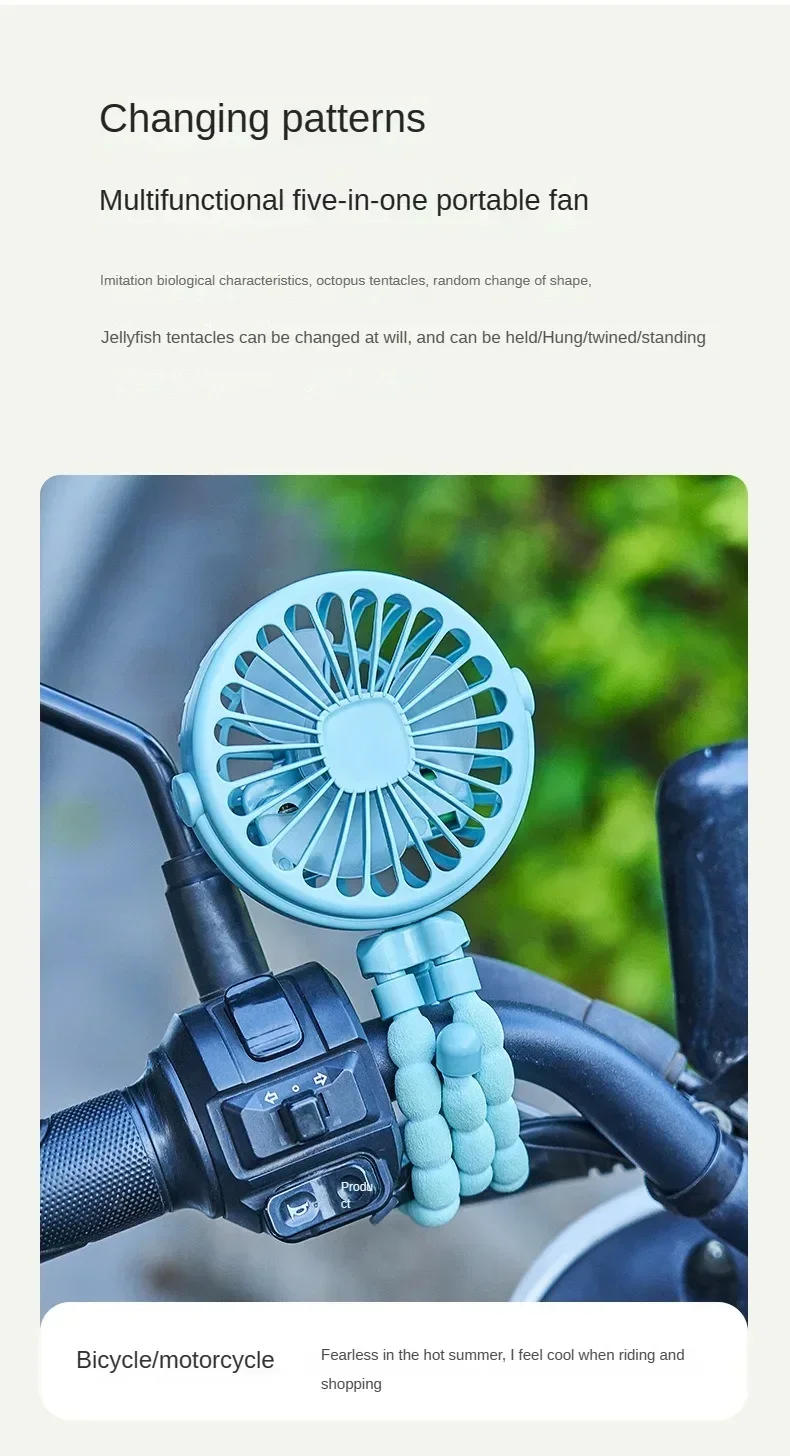 Description Picture 6 of item600mAh USB Rechargeable Handheld Electric Fan for Home 3 Speeds Fan for Cart Stroller Fans Portable Outdoor Fan Clip On for Baby