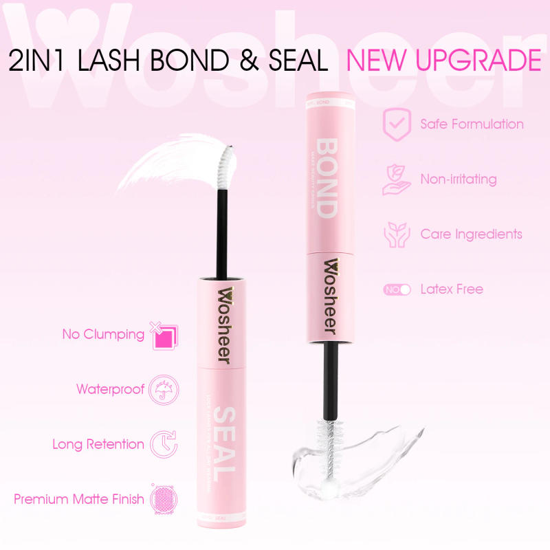 Description Picture 5 of itemWOSHEER Eyelash Bond & Seal 10ml Eyelash Glue Remover 5ml Eyelash Curler Eyelash Brush Tweezer Kit Makeup