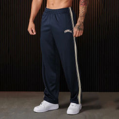 Joggers American style New Men's Sweatpants Weaving belt splicing printed casual pants Gym Sports Fitness Mid Waist trousers