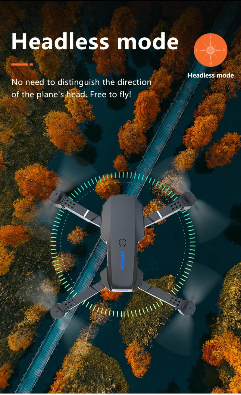 Description Picture 4 of itemNew E88Pro RC Drone 4K Professinal With 1080P Wide Angle Dual HD Camera Foldable RC Helicopter WIFI FPV Height Hold Apron Sell