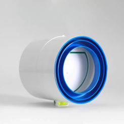 PVC Exhaust Fan Check Valve Round Pipe Backdraft Damper 80/110mm Air Duct Ventilation Grill for Bathroom Kitchen Accessories