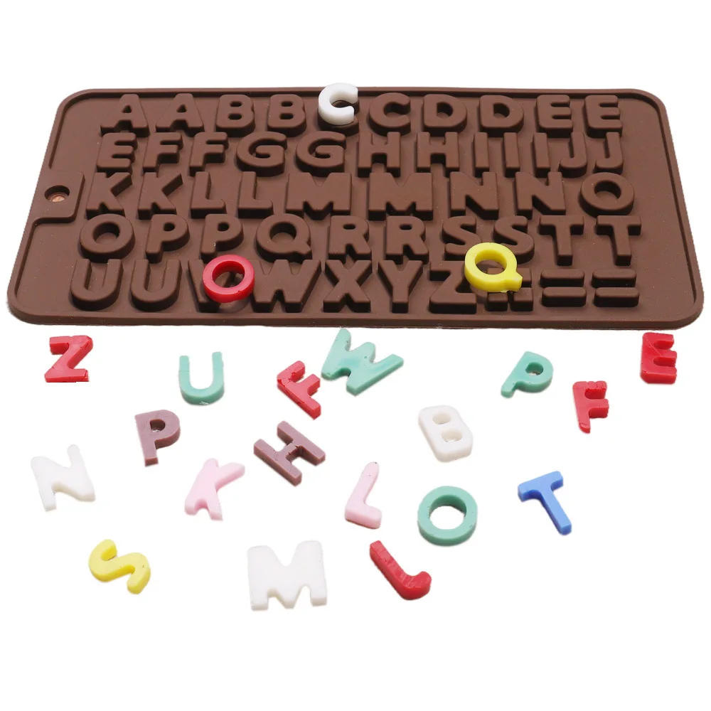 Description Picture 6 of itemSilica Gel Silicone Mold 26 Letters Chocolate Number Cake Decoration Candy Jelly Gummies Cookie Cutter Kitchen Tools Accessories