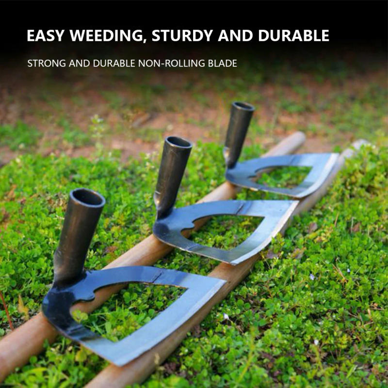 Description Picture 5 of itemWeed Hoe Garden Weeding Puller Tools Steel Hollow Hoe Yard Weeding Rake Gardening Tools for Weed Removal Manual Grass Weeder