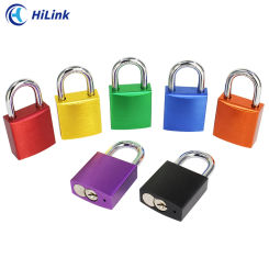 HiLink Universal Durable Hardened Chrome Plated Steel Shackle Anti-Rust Anodized Aluminum Safety Lockout LOTO Padlock