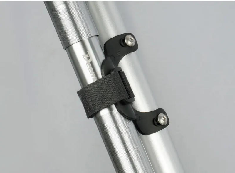 Description Picture 6 of itemBicycle Pump Bracket Holder W Hook Loop Strap Fixation Bike Inflator Stand Rack 20-28mm Dia. Pump Fits