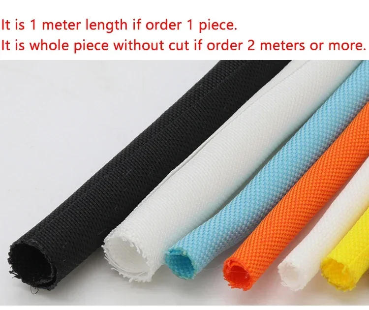 Description Picture 2 of itemCable Sleeve Self Closing PET Braided Expandable Auto Line Management Overlaps Flexible Loom Split Pipe Tube Wire Wrap Protect